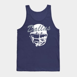 Dallas Old School Football (Blue) Tank Top